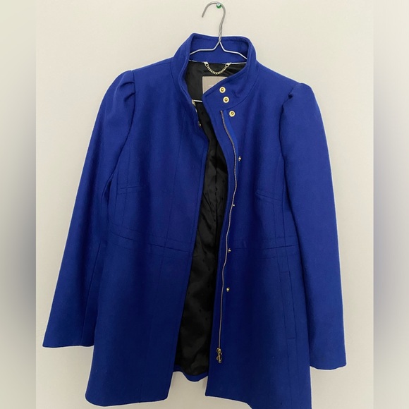 Royal blue Banana Republic Wool Coat - Picture 1 of 2